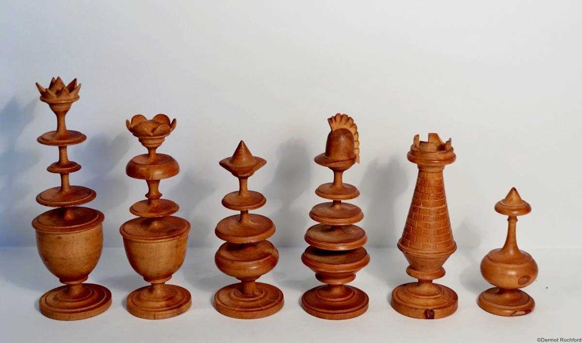 Antique french Chess Set