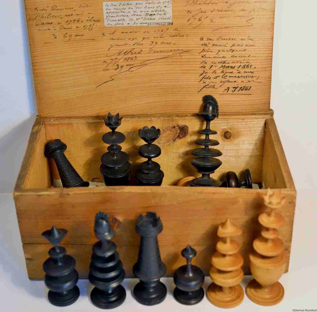 Antique french Chess Set