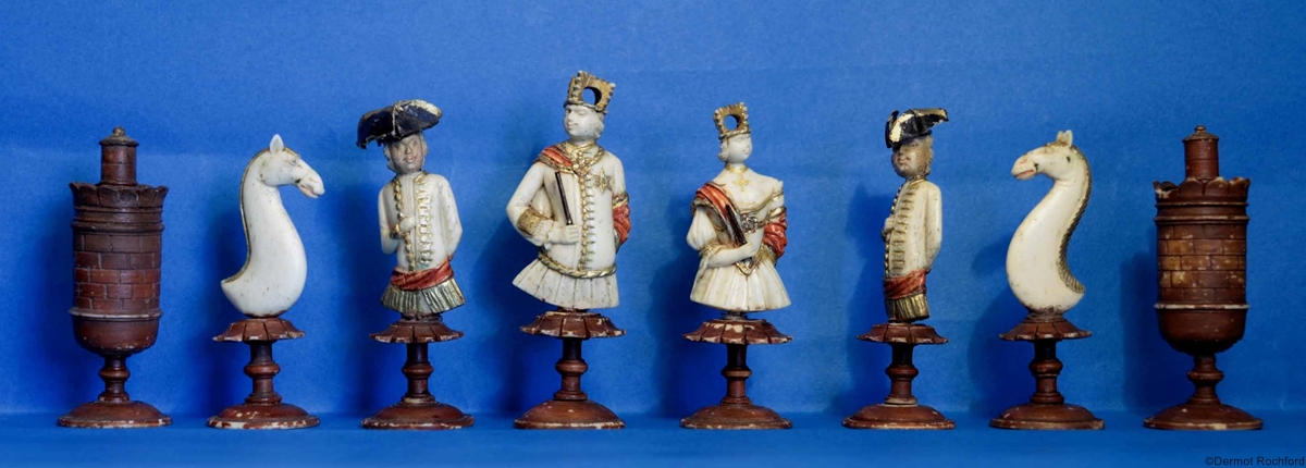 Antique Jaques Chess Set