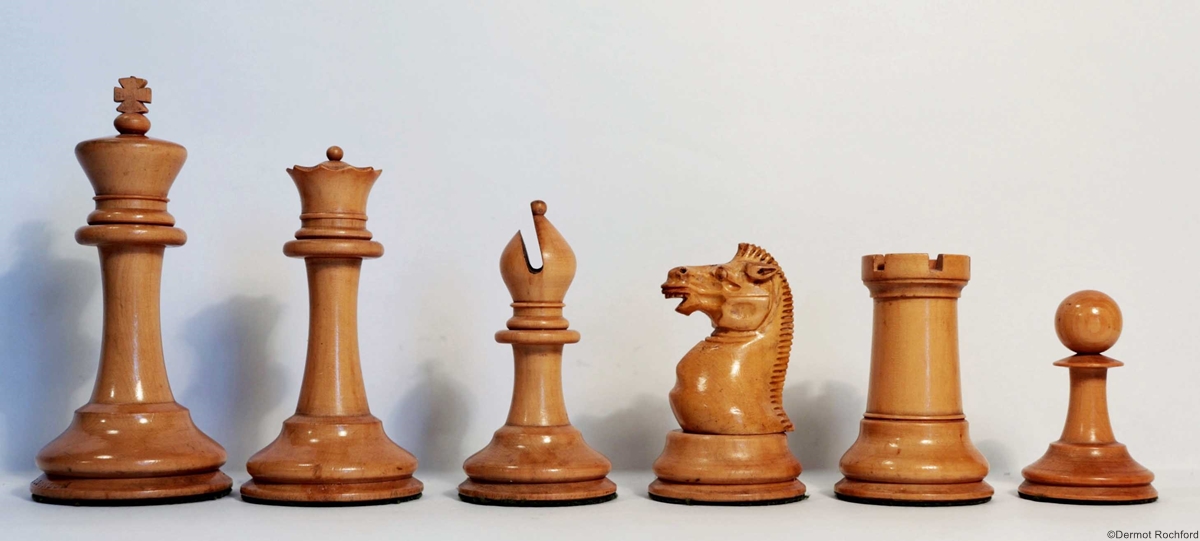 Antique Jaques chess set