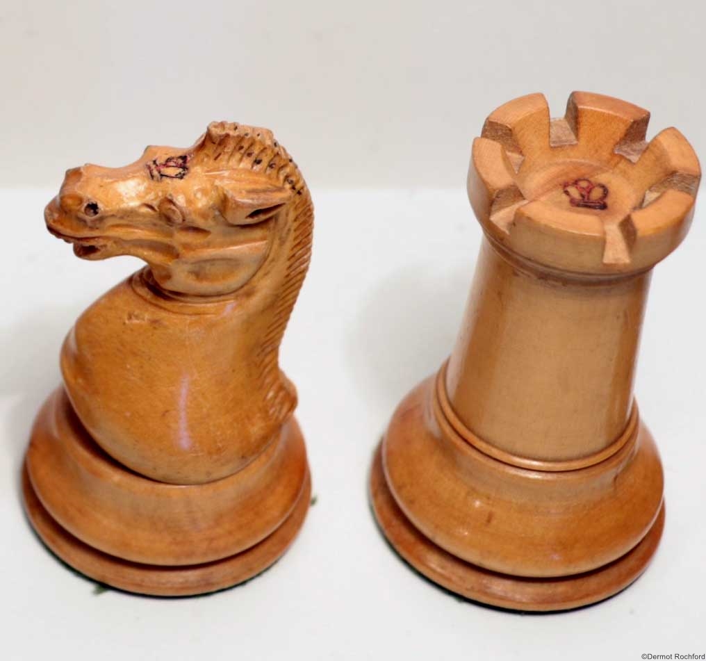 Antique Jaques Chess Set