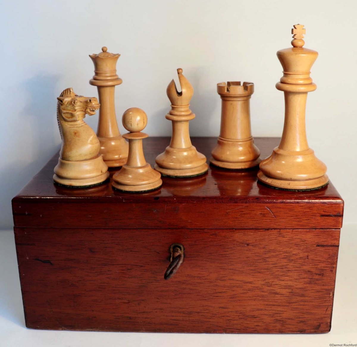 Antique Jaques Chess Set