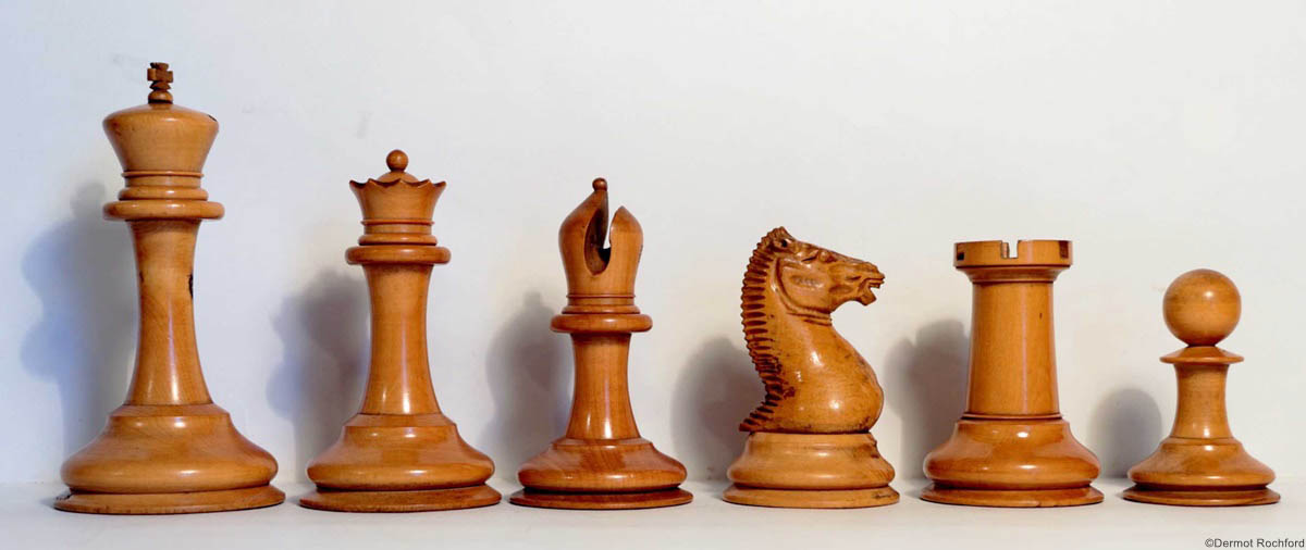 Antique Jaques chess set