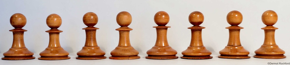 Antique Jaques Chess Set