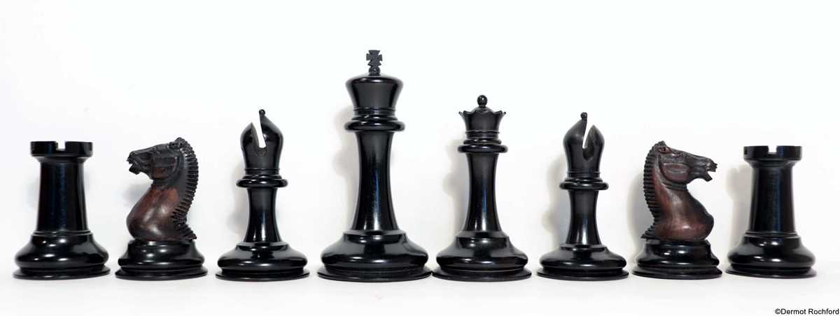 Antique Jaques Chess Set