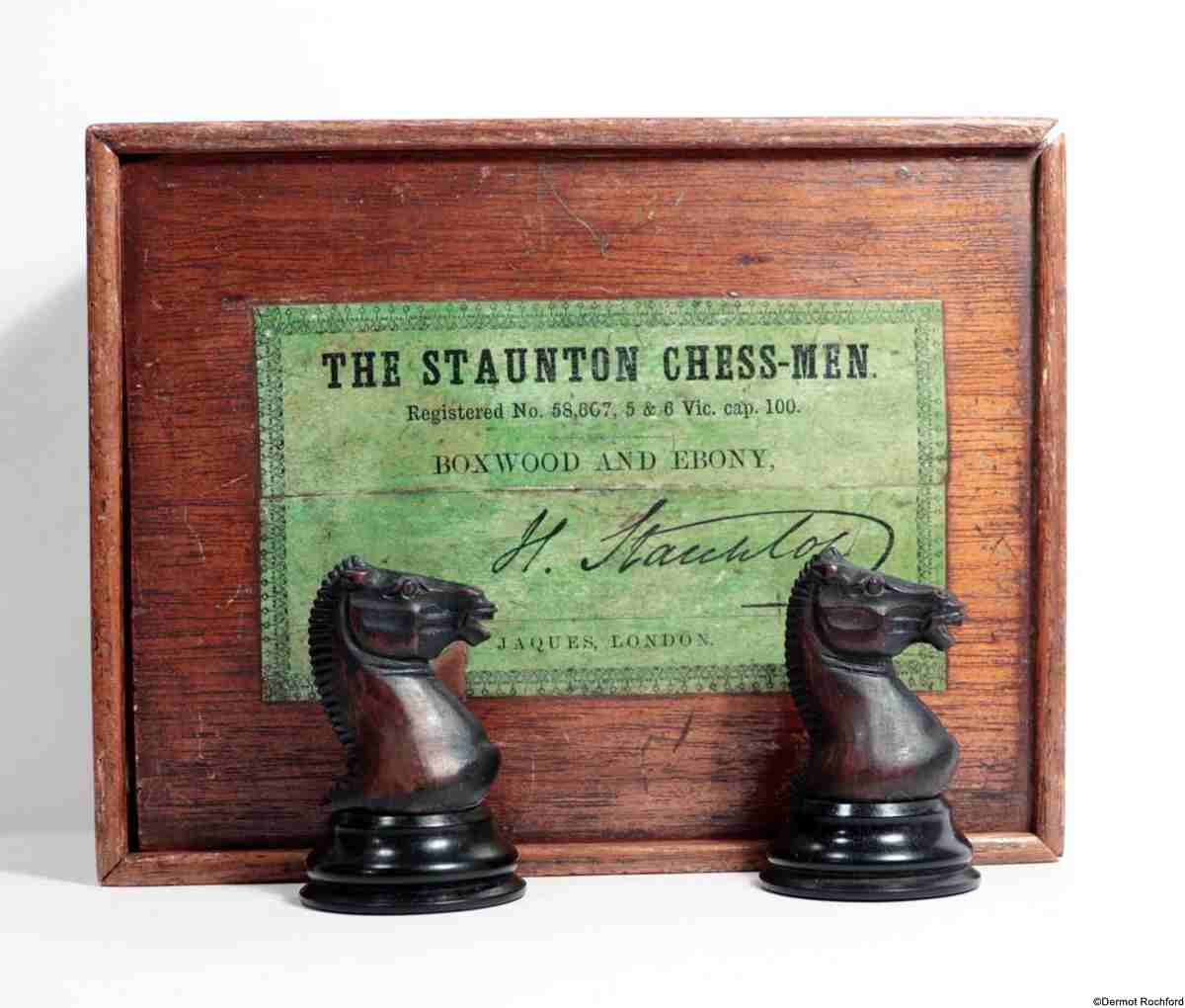 Antique Jaques Chess Set