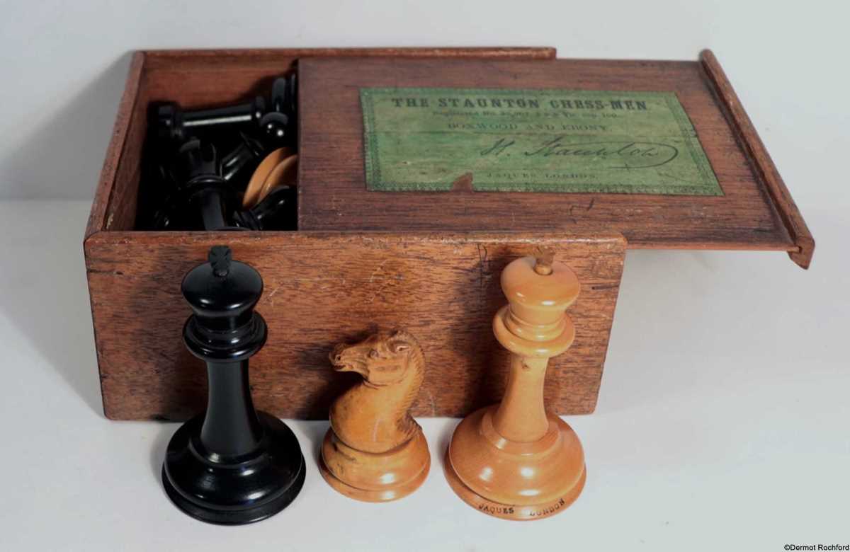 Antique Jaques Chess Set