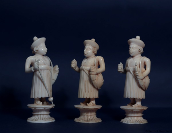 Antique Indian John Company chess set