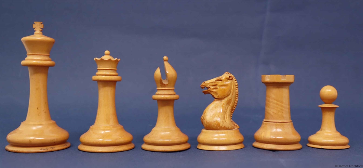 Antique Jaques Chess Set