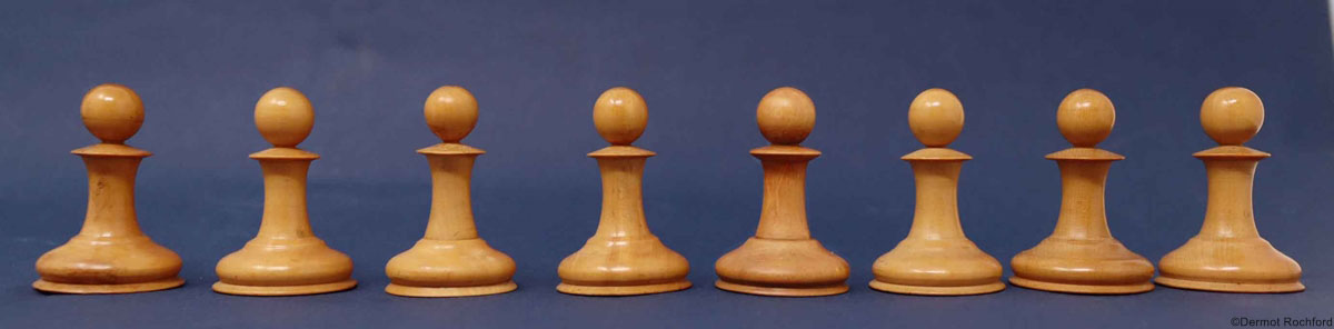 Antique Jaques Chess Set