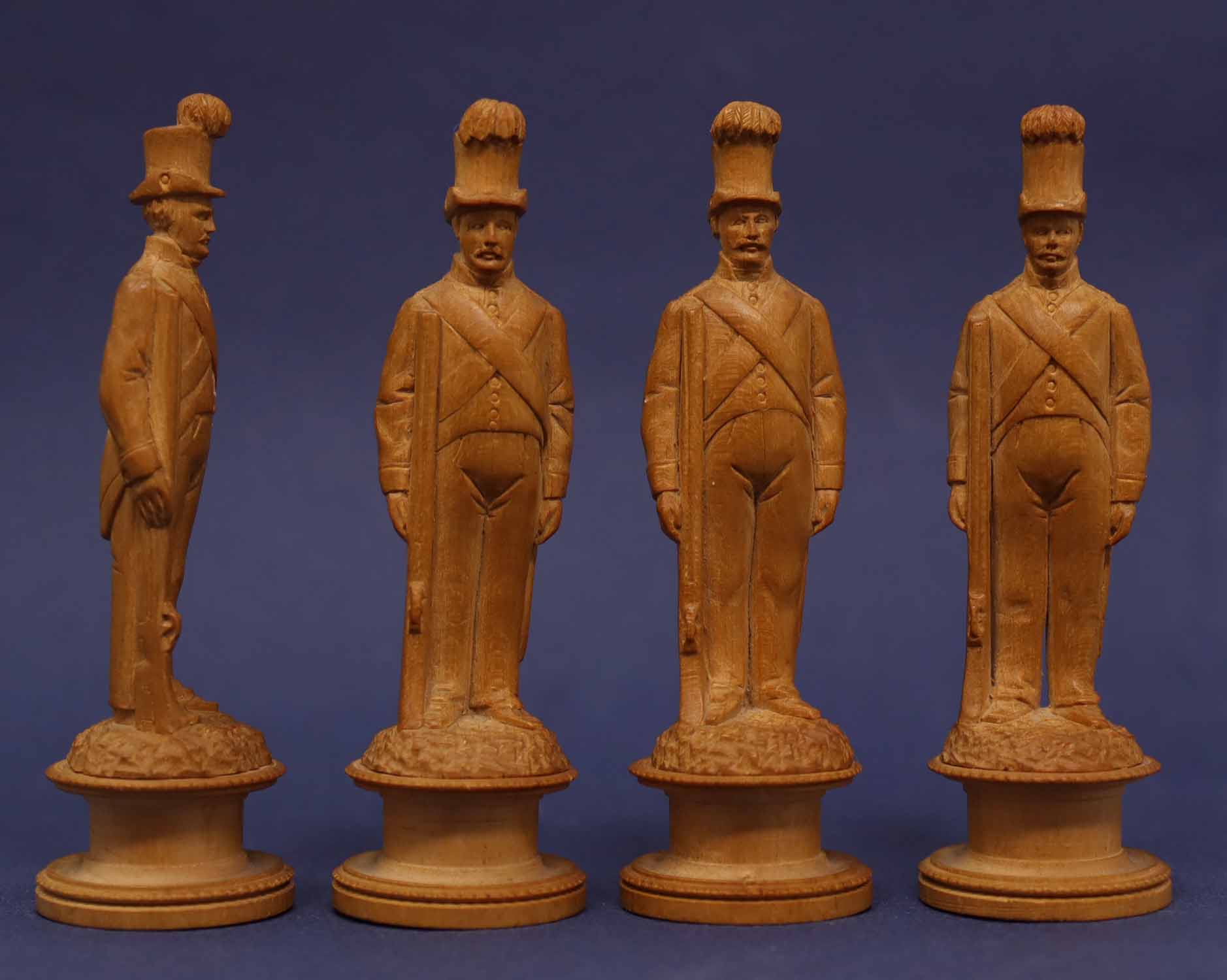 Antique Swiss Chess Set