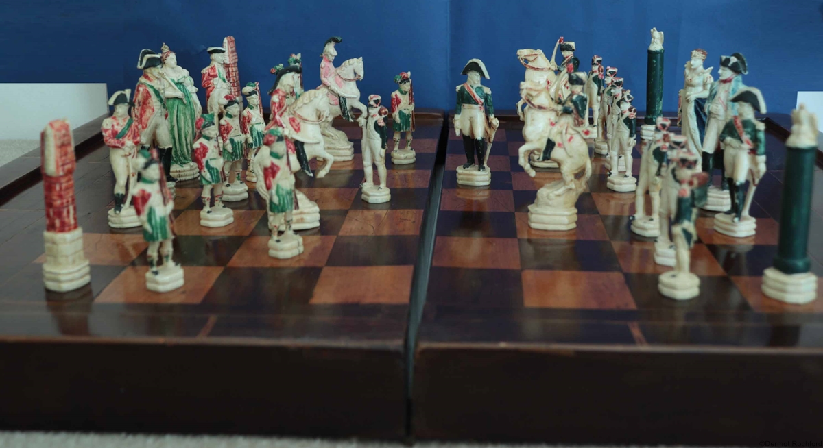 Antique Jaques Chess Set