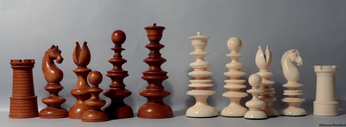 Late 18th Century Chess Set by Calvert Reference Sets