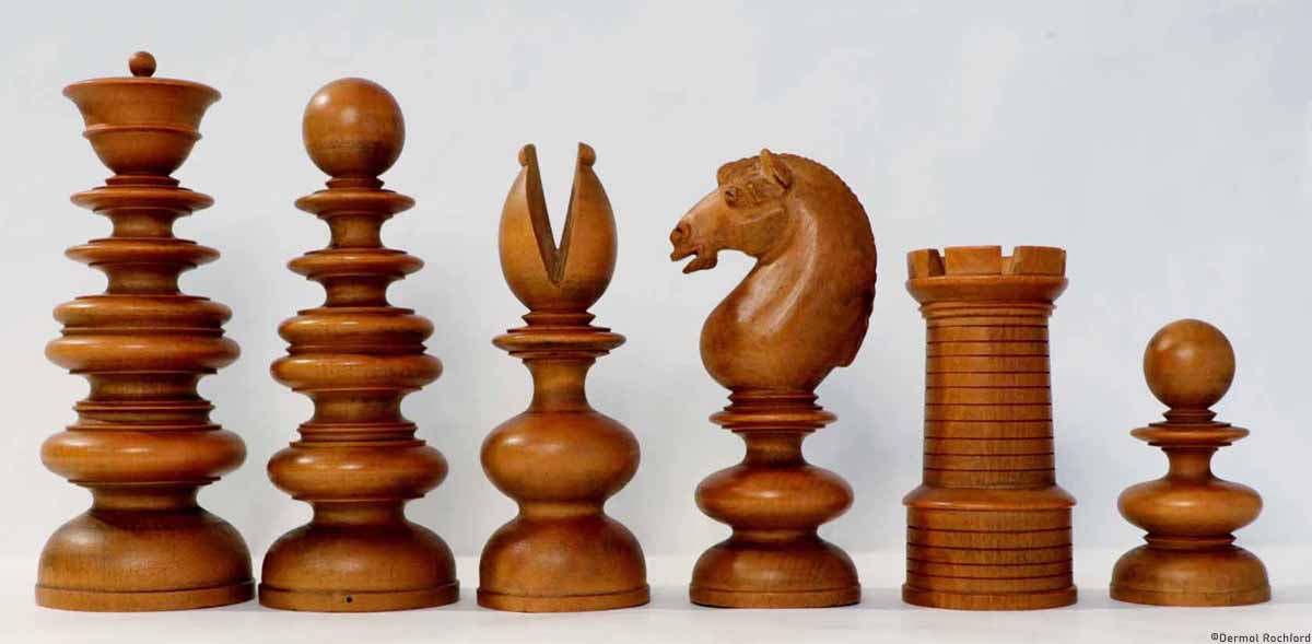 Early 19th Century Chess Set by Calvert