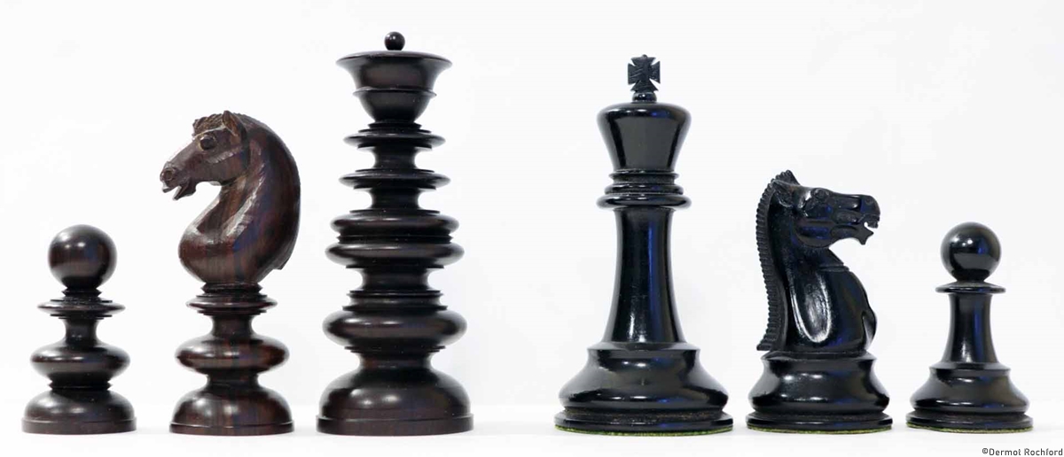 Early 19th Century Chess Set by Calvert