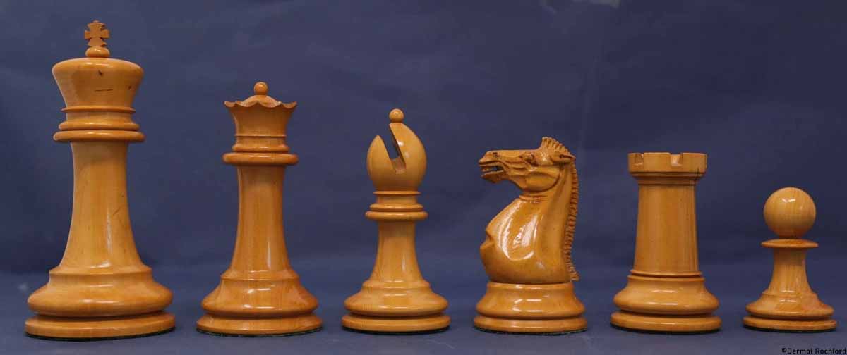 Antique Jaques Club Chess Set