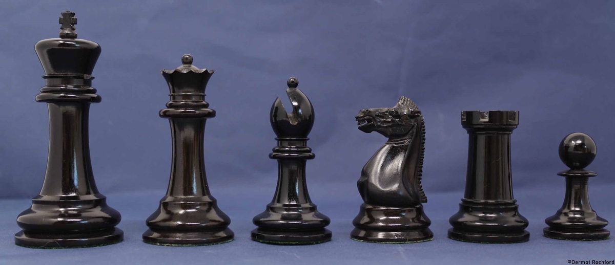 Antique Jaques Club Chess Set
