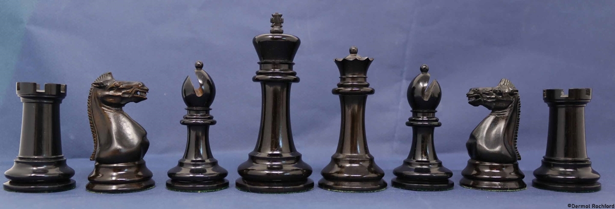 Antique Jaques Club Chess Set