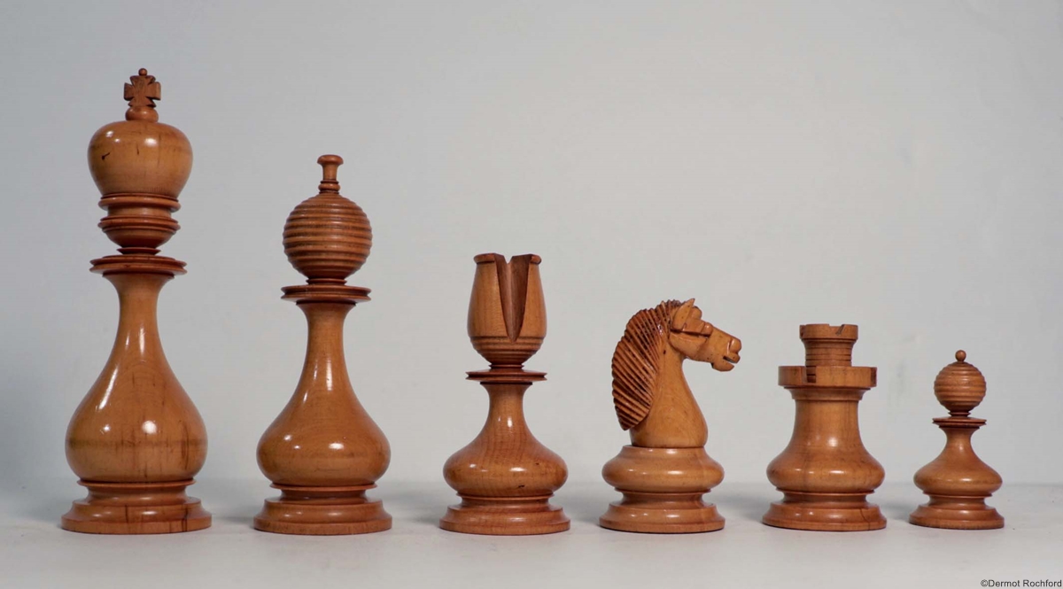 Antique Dublin Chess Set