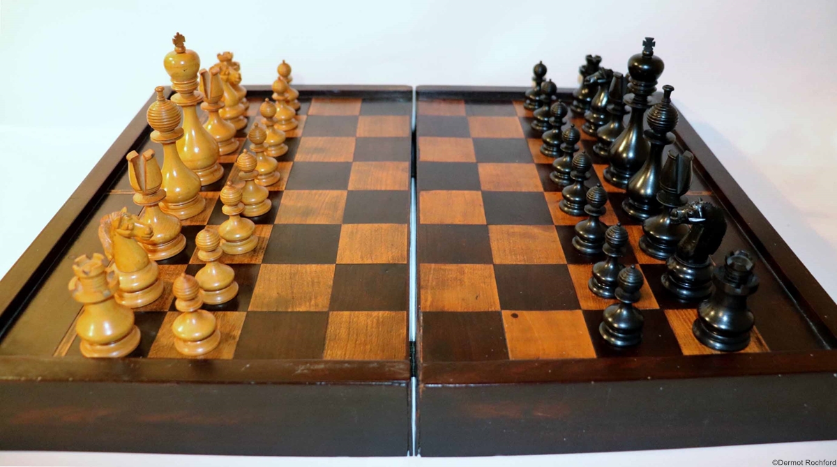 Antique Dublin Chess Set