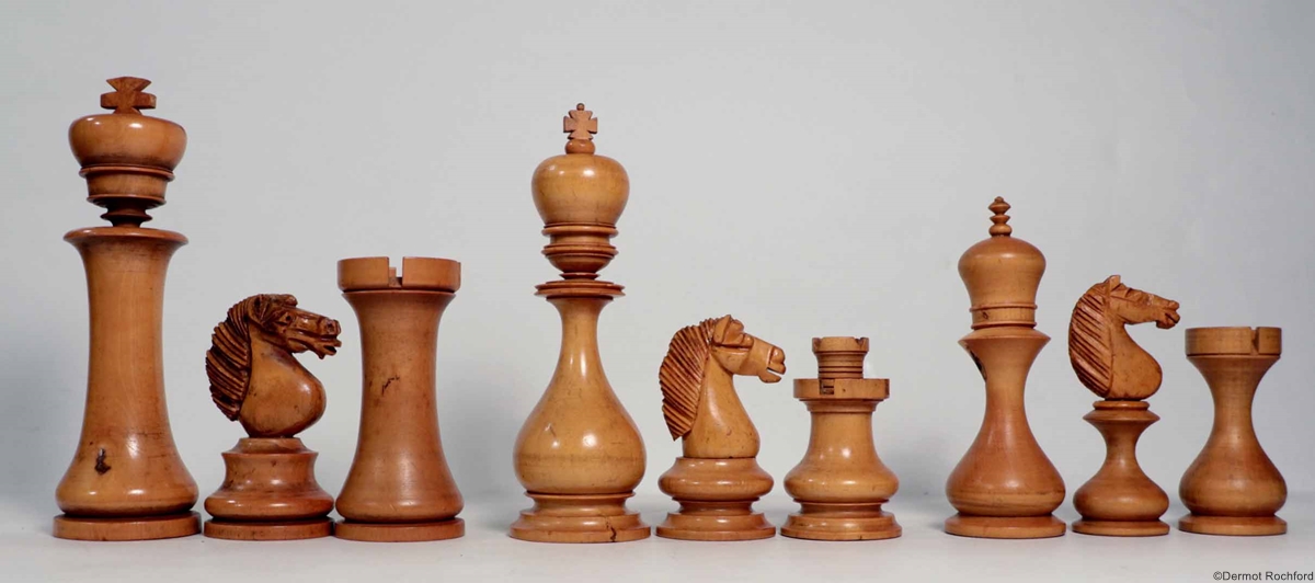 Antique Dublin Chess Set