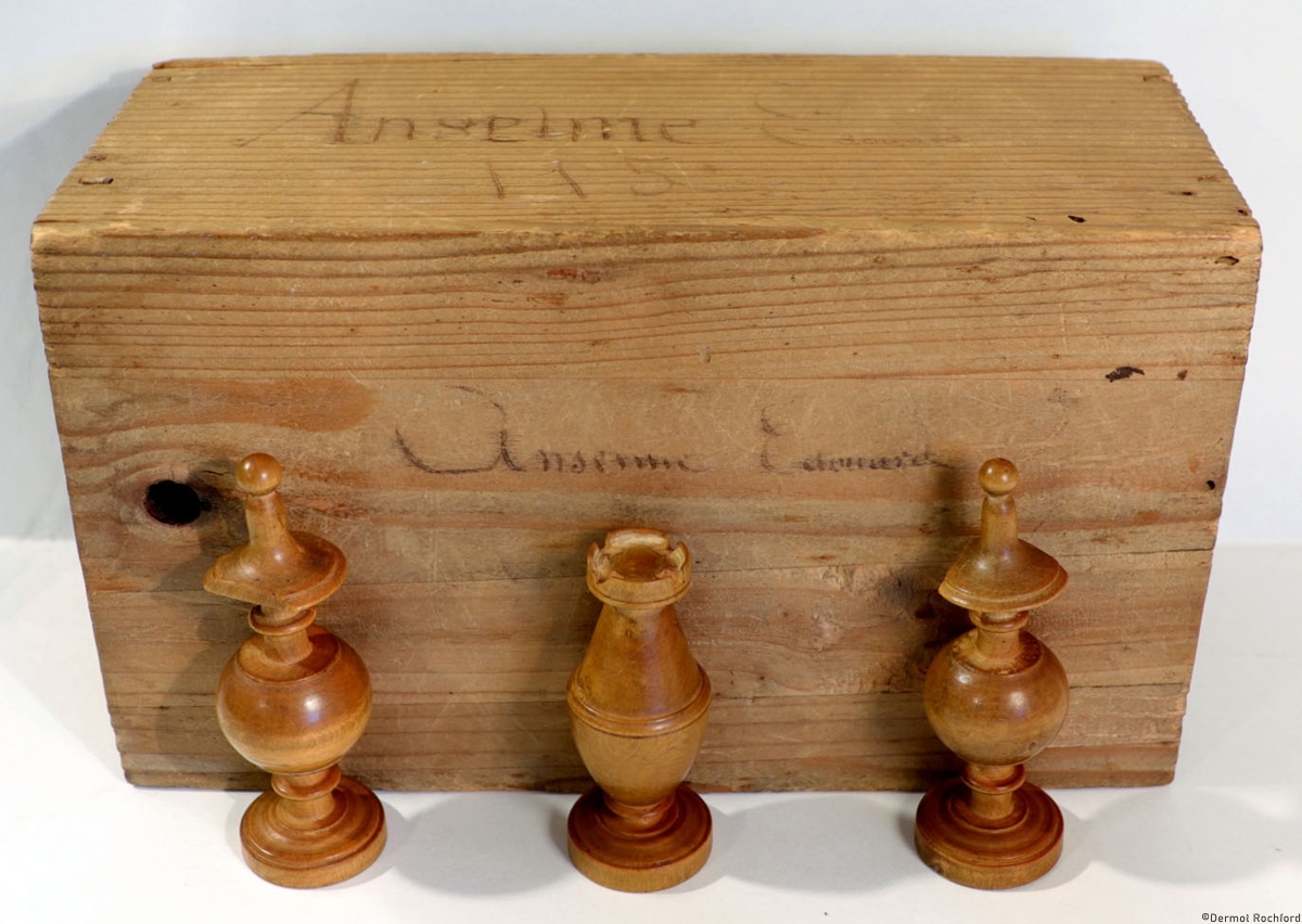 Antique French Directoire Chess Set