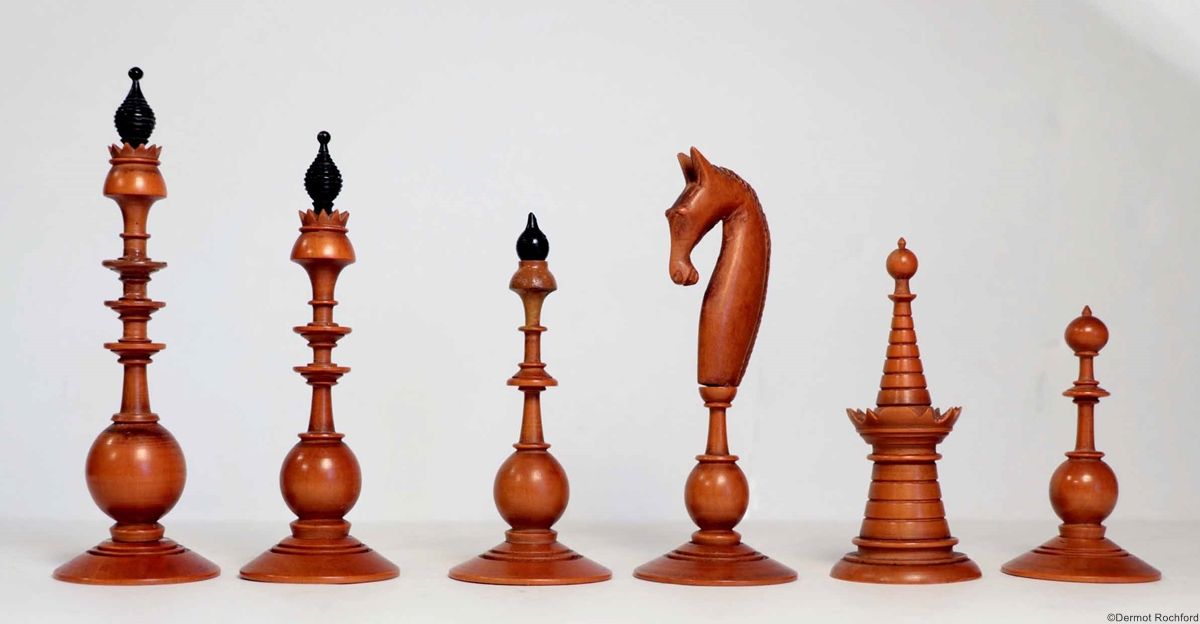 Antique Dutch Chess Set