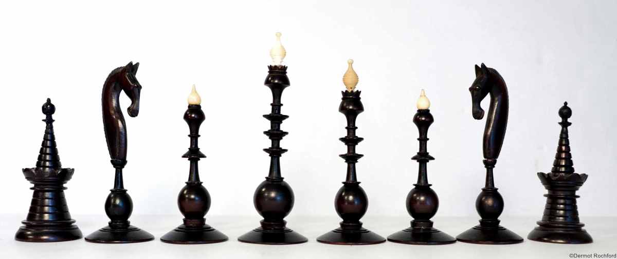 Antique Dutch Chess Set