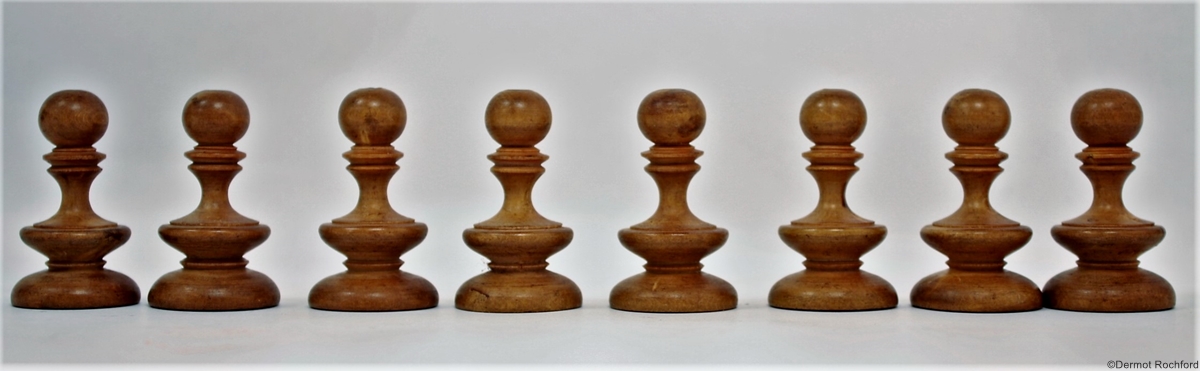 Antique German Chess Set