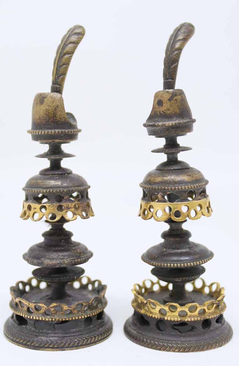 Antique Metal Selenus Chess Set