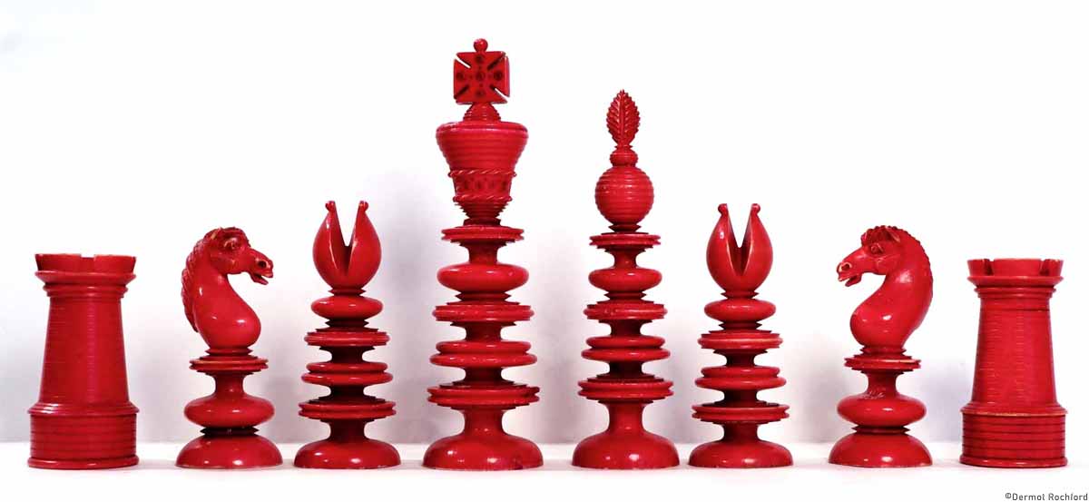 Antique Merrifield Chess Set