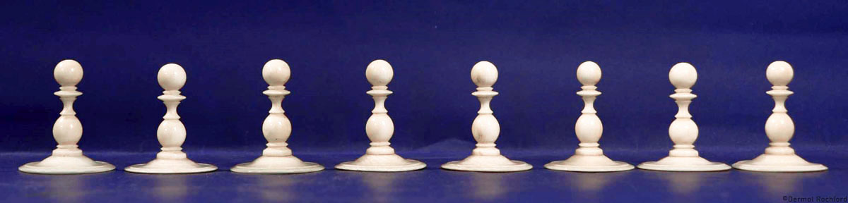 Antique Spike Chess Set