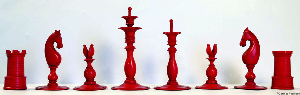 Antique Spike Chess Set