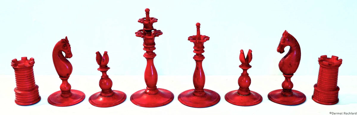Antique Spike Chess Set