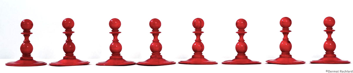 Antique Spike Chess Set