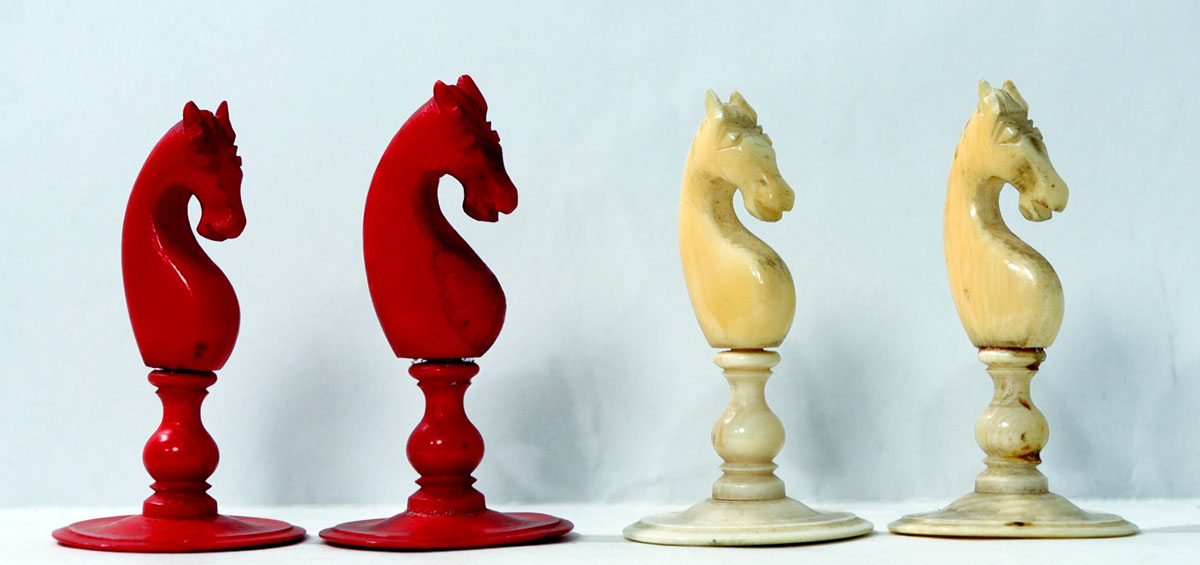 Antique Spike Chess Set
