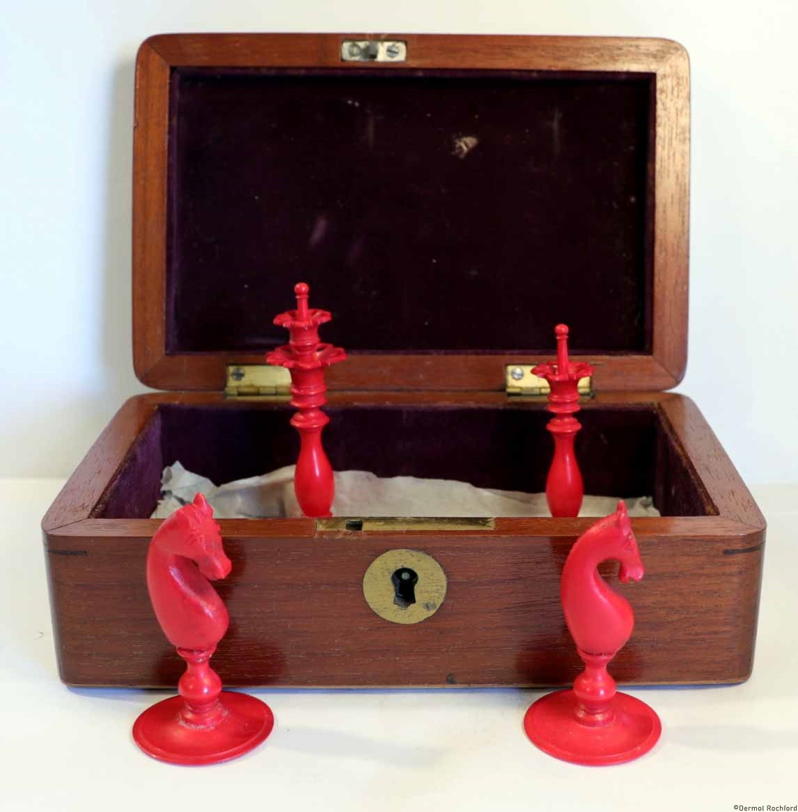 Antique Spike Chess Set