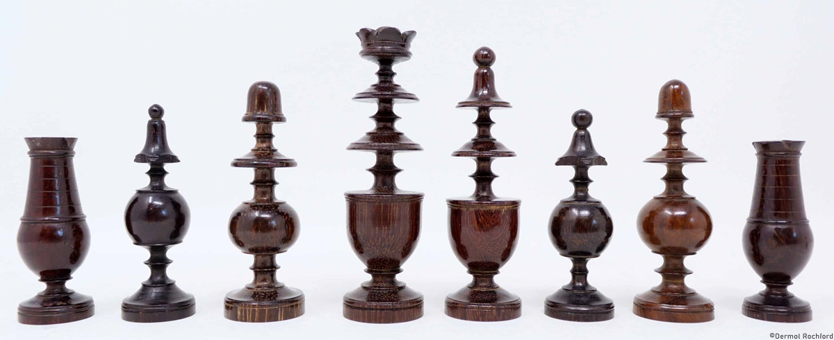 Antique French Directoire Chess Set