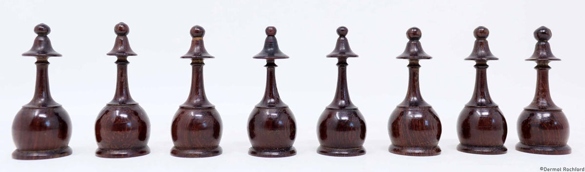 Antique French Directoire Chess Set