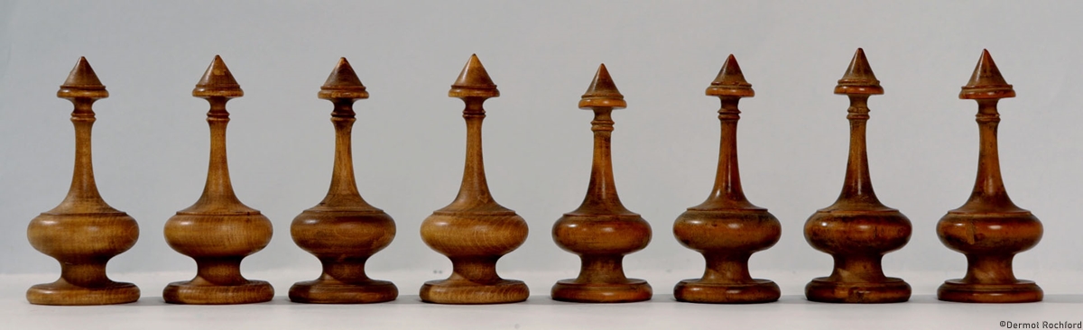 Antique French Directoire Chess Set