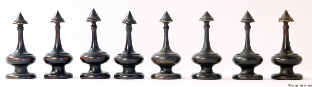 Antique French Directoire Chess Set