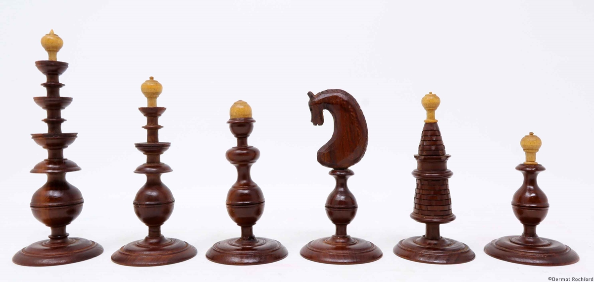 Antique Selenus Chess Set