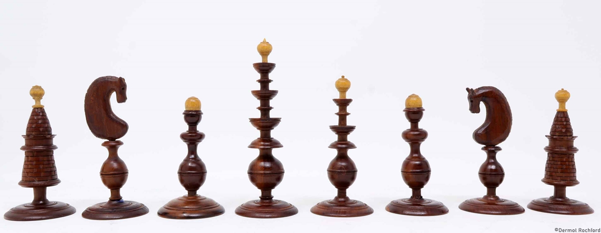 Antique Selenus Chess Set