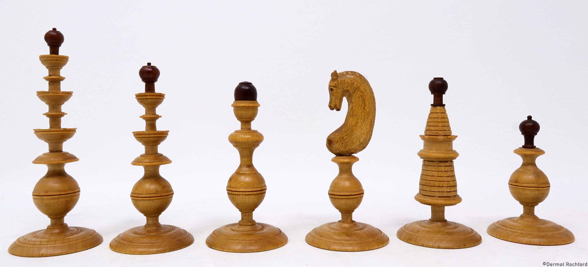 Antique Selenus Chess Set