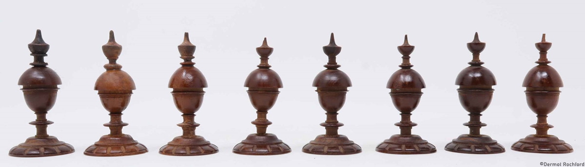 Antique Italian Chess Set