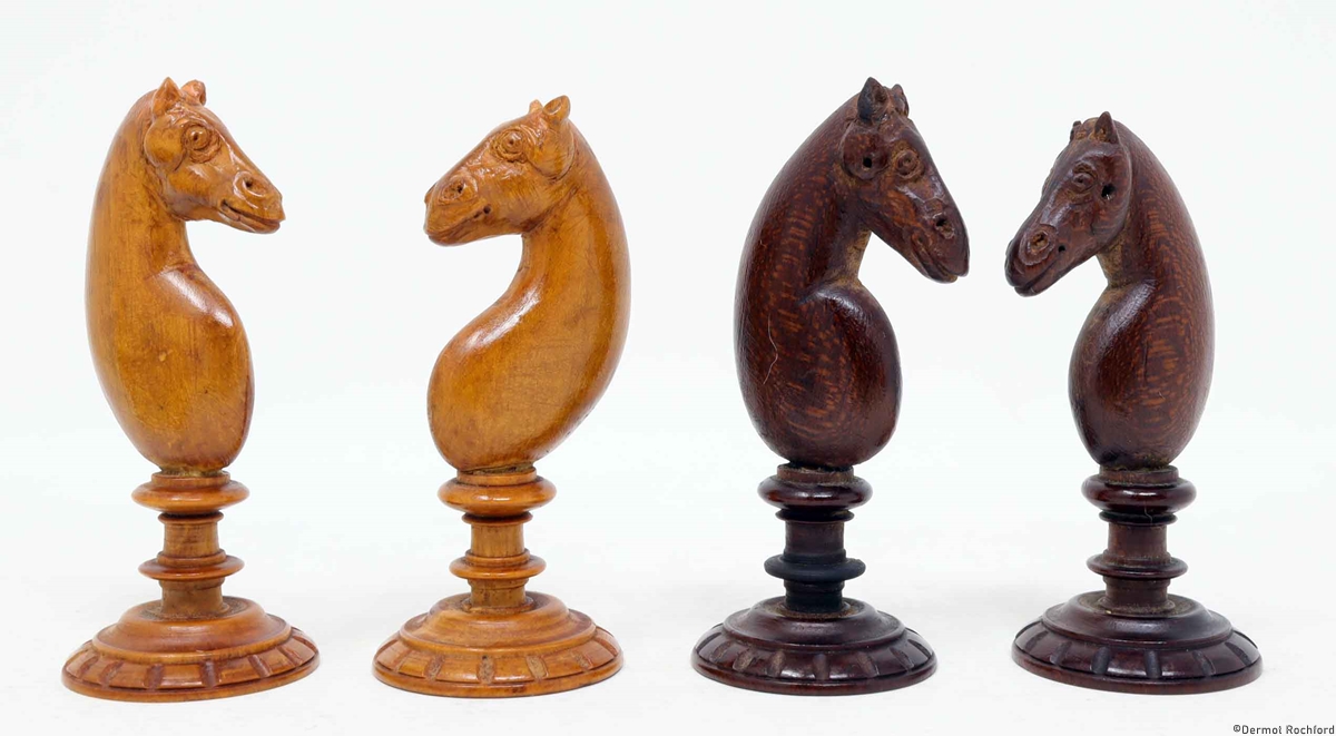 Antique Italian Chess Set
