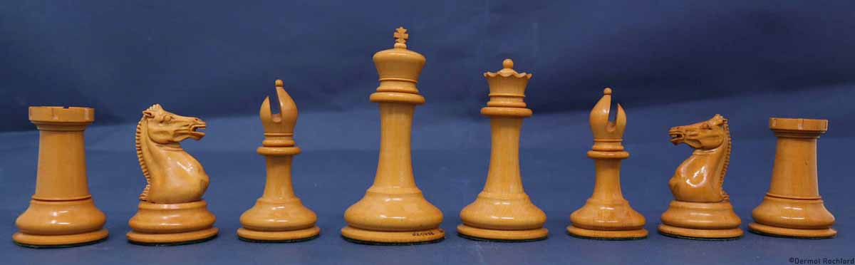 Early Antique Jaques Chess Set