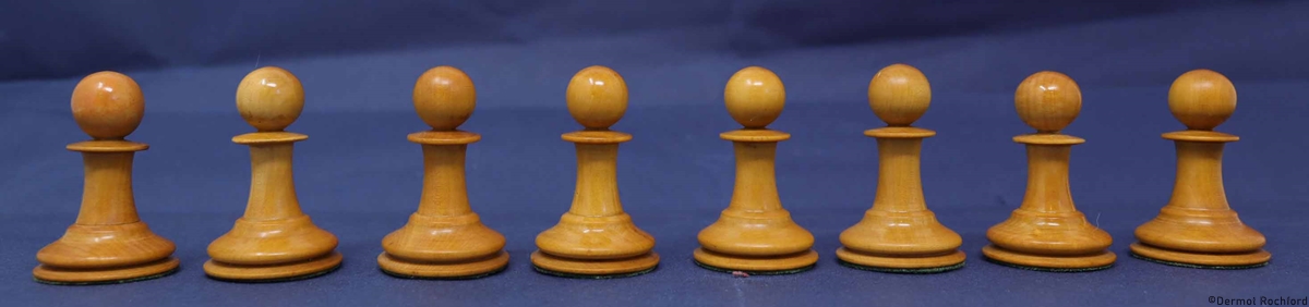 Early Antique Jaques Chess Set