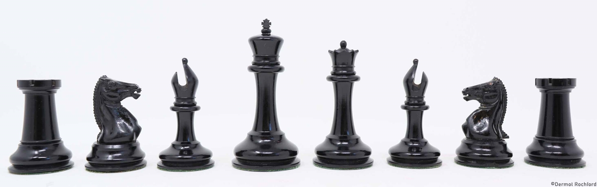 Early Antique Jaques Chess Set