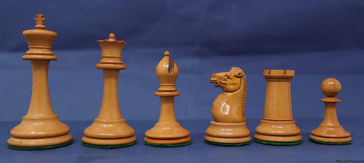 Antique Jaques chess set